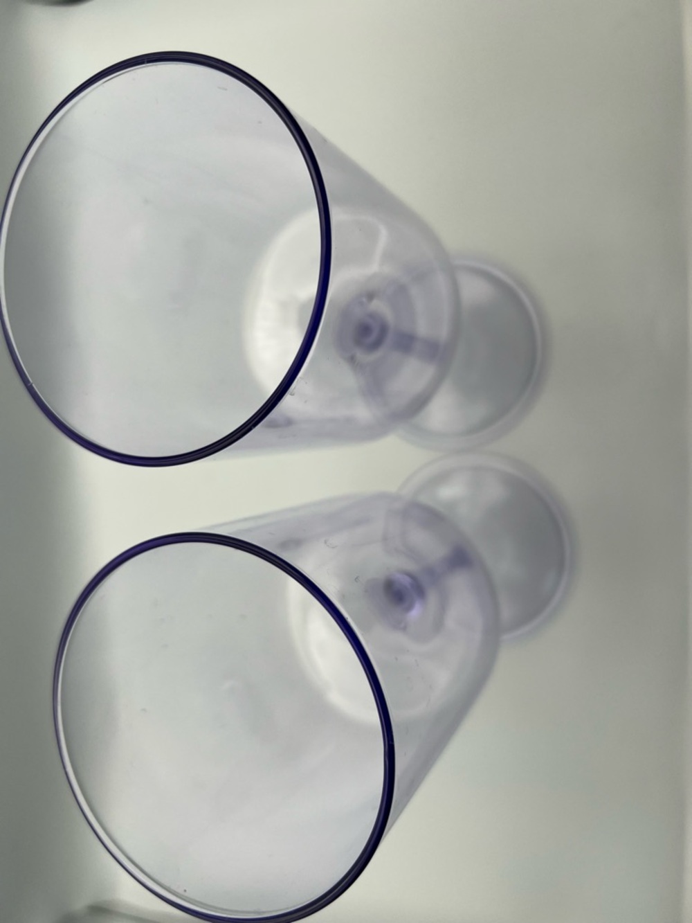 Anthropologie Morgan Wine Glasses, Set of 2 Purple Violet - Picture 4 of 14